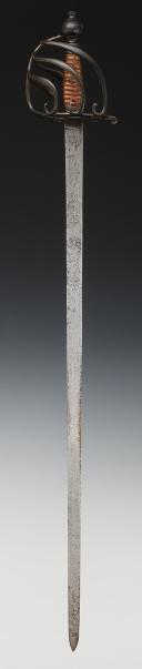 Photo 3 : SABRE D'OFFICIER DE LA GENDARMERIE DE FRANCE, 2ème COMPAGNIE ANGLAISE, Ancienne Monarchie, vers 1780-1788. 34716