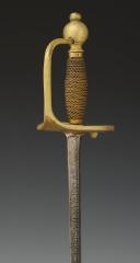 Photo 4 : FORTE ÉPÉE DE CAVALERIE, modèle 1734, « DRAGONS DE LHOSPITAL », Ancienne Monarchie. 34001