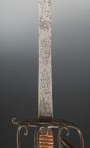 Photo 5 : SABRE D'OFFICIER DE LA GENDARMERIE DE FRANCE, 2ème COMPAGNIE ANGLAISE, Ancienne Monarchie, vers 1780-1788. 34716