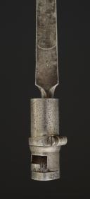 Photo 7 : DUTCH SOCKET BAYONET FOR FRENCH RIFLE 1822-1842, 19th century. 27953-54R
