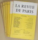 Photo 1 : THIÉBAUT - " La Revue de Paris " - Lot de Périodiques - 54ème année à la 73ème - Paris - (1947-1966)