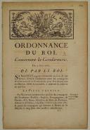 Photo 1 : ORDONNANCE DU ROI, concernant la Gendarmerie. Du 5 juin 1763. 16 pages