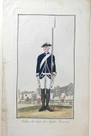 Photo 1 : Nicolas Hoffmann, Soldat du dépôt des Gardes Françaises.