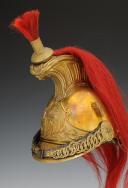 CASQUE DE TROMPETTE DES DRAGONS DE LA GARDE IMPÉRIALE, modèle 1856, DIT « DRAGONS DE L'IMPÉRATRICE », Second Empire. 26907-1