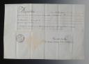 BREVET DU LIEUTENANT DE CAVALERIE ALEXANDRE DUHAMEL DU BRAZAIS DE BREUIL, Mousquetaire dans la Première Compagnie, 1814, Première Restauration. 29270