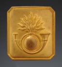 PLAQUE DE CEINTURON D'OFFICIER DES VOLTIGEURS DE LA GARDE IMPÉRIALE, modèle 1854, Second Empire. 30598