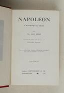 Photo 1 : Dr LENZ (Max) – " Napoléon a biographical study "