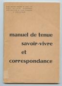 Photo 1 : Manuel de tenue, savoir-vivre et correspondance