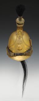 Photo 2 : CASQUE TROUPE DE DRAGONS, modèle 1825 modifié 1830, puis transformé Pompiers, Monarchie de Juillet. 28529R