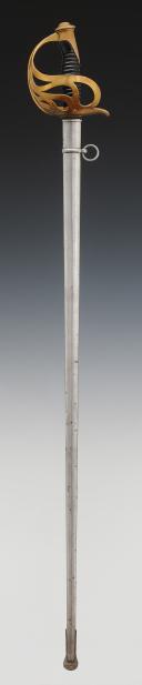 Photo 2 : SABRE D'OFFICIER DE CAVALERIE, modèle 1883 de fantaisie, Troisième République. 29212