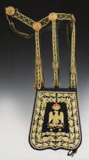 Photo 2 : REPRODUCTION DU CEINTURON ET DE LA SABRETACHE DU GÉNÉRAL DES HUSSARDS LASALLE Premier Empire, XXIème siècle. 32724