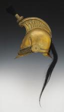 Photo 4 : CASQUE TROUPE DE DRAGONS, modèle 1825 modifié 1830, puis transformé Pompiers, Monarchie de Juillet. 28529R