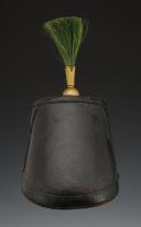 Photo 5 : SHAKO D'OFFICIER DE FUSILIERS DU 13ème RÉGIMENT D'INFANTERIE DE LIGNE, modèle 1860, Second Empire. 30835R