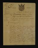 Photo 5 : Grand Army. 7th Line Infantry Regiment. THREE AUTOGRAPH SIGNED LETTERS FROM COLONEL G. AUSSENAC, dated 1806 and 1807, addressed to the Minister of War. 18909-15