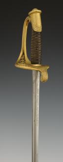Photo 7 : SABRE D'OFFICIER D'INFANTERIE, modèle 1840, Troisième République. 29618R