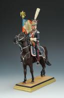 Photo 1 : GEORGES FOUILLÉ, Navy painter. (1909-1994): HORSEMAN, STANDARD BEARER OF THE POLISH LANCERS OF THE IMPERIAL GUARD, FIRST EMPIRE, 20TH CENTURY. 14128
