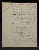 Commune de Paris 1871. 144ème BATAILLON DE GUERRE, Clichy La Garenne, RAPPORT DE LA JOURNÉE DU 23 AVRIL 1871. 18901-3