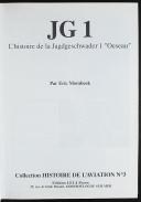 Photo 2 : JG1, Histoire de la Jagdgeschwader 1 « Oeseau », PAR ERIC MOMBEEK.