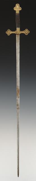 Photo 2 : ÉPÉE MAÇONNIQUE, Deuxième moitié du XIXème siècle. 32746