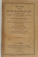 Photo 2 : Sir Walter Scott. Vie de Napoléon Buonaparte, précédé d’un tableau préliminaire de la  Révolution française. 
