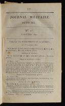 Photo 3 : JOURNAL MILITAIRE OFFICIEL DE 1818 (2è semestre) À 1826 (1er semestre).