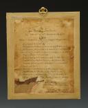 Photo 3 : LIEUTENANT JEAN-BAPTISTE DUCHESNE DU 16ème CHASSEURS À CHEVAL : Portrait miniature sur papier, 1803, Consulat.