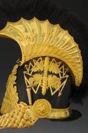 Photo 3 : GENDARMES' HELMET FROM THE ROYAL HOUSE, model 1814, Restoration period. 30192