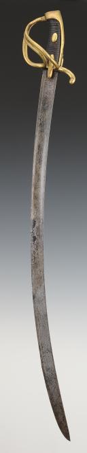 Photo 3 : SABRE DE CAVALERIE LÉGÈRE, modèle An XI, Premier Empire. 33978