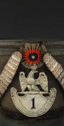 Photo 3 : Officer's shako of the 1st Hussar Regiment, model 1812, First Empire. Inventory number 34225.