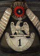 Photo 4 : Officer's shako of the 1st Hussar Regiment, model 1812, First Empire. Inventory number 34225.