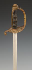 Photo 5 : SABRE D'OFFICIER SUPÉRIEUR D'INFANTERIE DE MARINE, modèle 1856, Troisième République. 29617R