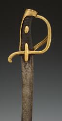 Photo 7 : SABRE DE CAVALERIE LÉGÈRE, modèle An XI, Premier Empire. 33978