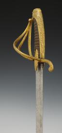 Photo 9 : SABRE D'OFFICIER ATTRIBUÉ AU COMTE DE LUSSAC COMMANDANT DE L'ESCADRON DES CHEVAU-LÉGERS DE LA MAISON DU ROI, Restauration. 29060