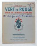 Photo 1 : Vert et rouge - revue de la légion étrangère 1946 