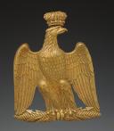 PLAQUE DE SABRETACHE DE CAVALERIE LÉGÈRE, modèle 1854, Second Empire. 31197