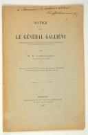 CARTAILHAC – " Notice sur le Général Galliéni "