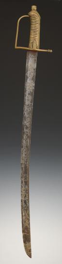 Photo 2 : INFANTRY SABER known as a "briquet", model 1776, Former Monarchy modified during the Revolution. 31093