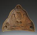 Photo 2 : PLAQUE DE BONNET À POILS DES GRENADIERS À PIED DE LA GARDE IMPÉRIALE, modee 1809-1814, Premier Empire. 33829