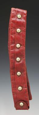 Photo 3 : COUVRE-BANDEROLE POUR LA TENUE DE CAMPAGNE D'OFFICIER DU 3ème RÉGIMENT DE LANCIERS, Second Empire. 26955
