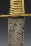 Photo 3 : ELITE INFANTRY COMPANY SABER known as "briquet", Revolutionary period. 29295