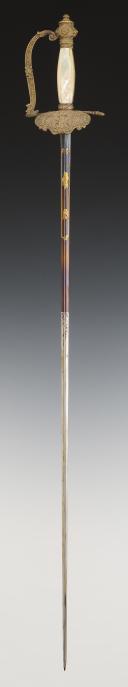 Photo 3 : OFFICER'S SWORD OF A HIGH-RANKING OFFICIAL, Prefect, General Councillor, ..., Second Empire. 32367R