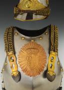 Photo 3 : HELMET AND BREASTPLATE OF THE ROYAL GUARD CUIRASSIERS, model 1825, Restoration. 34403/34410.