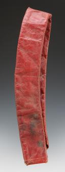 Photo 4 : COUVRE-BANDEROLE POUR LA TENUE DE CAMPAGNE D'OFFICIER DU 3ème RÉGIMENT DE LANCIERS, Second Empire. 26955