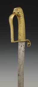 Photo 4 : ELITE INFANTRY COMPANY SABER known as "briquet", Revolutionary period. 29295