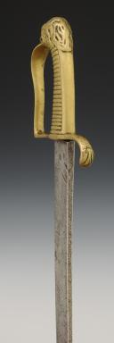 Photo 6 : ELITE INFANTRY COMPANY SABER known as "briquet", Revolutionary period. 29295