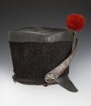 Photo 6 : Shako of the 12th Light Infantry Regiment, model 1812, First Empire. 34226