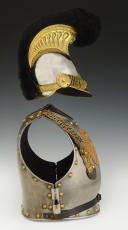 Photo 8 : HELMET AND BREASTPLATE OF THE ROYAL GUARD CUIRASSIERS, model 1825, Restoration. 34403/34410.
