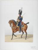 1824. Garde Royale. Artillerie à Pied. Lieutenant-Colonel.