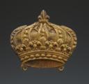 Photo 1 : CROWN FOR A CAVALRY OFFICER'S GIBBERNE BANDEROLE, Restoration. 26173-1