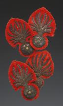 QUATRE GRENADES DE RETROUSSIS D'UNIFORME, Monarchie de Juillet. 26195